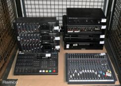 Mixed audio equipment - mixers, CD players & amplifiers - Alesis, Carlsbro & more - see desc.