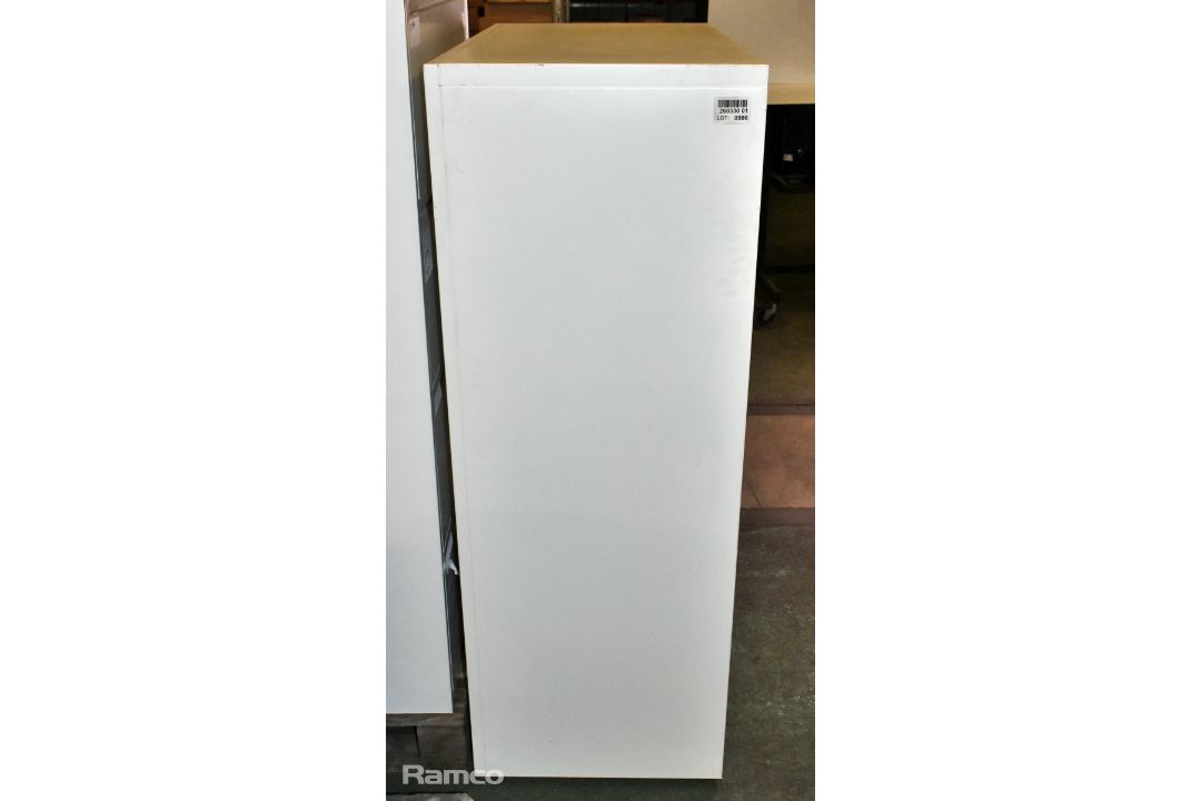 4 drawer filing cabinet - W 900 x D 460 x H 1310mm - NO KEYS - Image 3 of 7