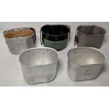 23x Aluminium canteen cups