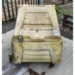 Yellow grit storage container - W 780 x D 780 x H 700mm