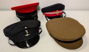 52x British Forces caps - various divisions - mixed sizes