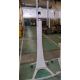 2x Unicol mobile TV/monitor silver stands with 1 adjustable shelf - W 884 x D 660 x H 1890mm - Image 8 of 14