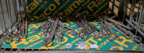 5x bundles of ring spanners - mixed sizes