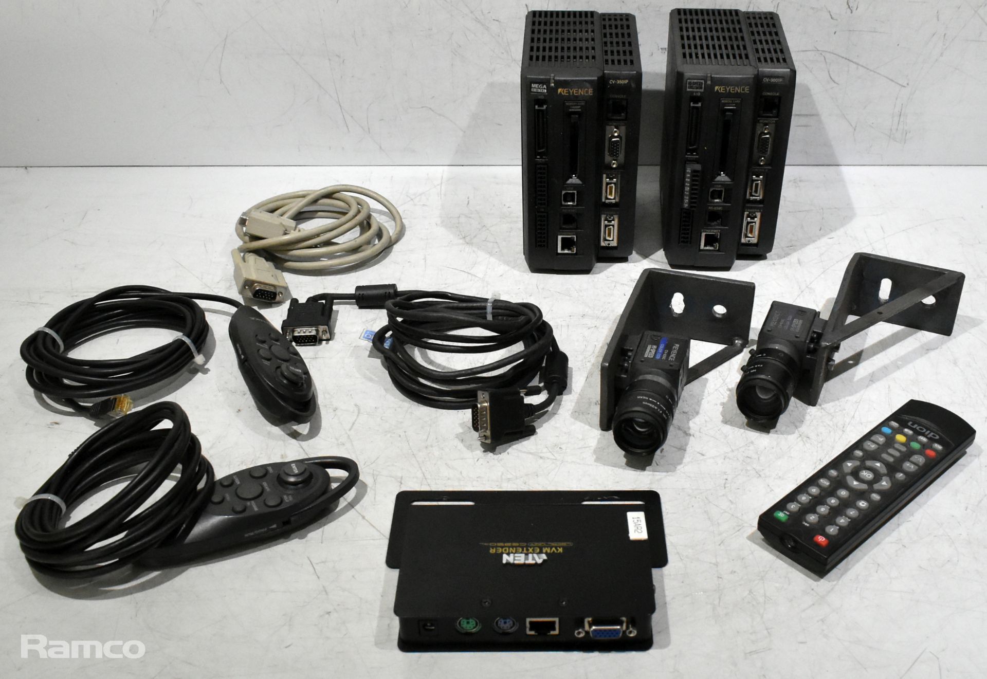 Operator Interface Vision System- 1x Keyence CV-3001P, 1x CV-3501P, 2x hand console and more