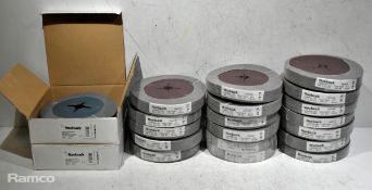 Roebuck zirconia & aluminium fibre abrasive discs - full details in description