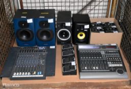Mixed audio equipment - speakers/monitors, mixers & interfaces - Digidesign, Rokit, M-Audio