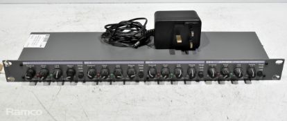 Aphex model 105 logic assisted 4-channel gate - W 480 x D 140 x H 45mm