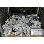 Mixed 230V multi-gang extension leads - 83 approx