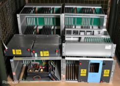 6x NICAM MK 2 codex/encoder frame & electronic aluminium chassis housing unit - see desc.