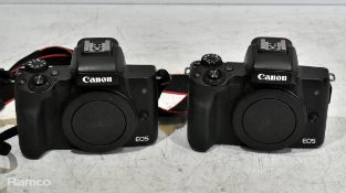2x Canon EOS M50 Mark II digital cameras