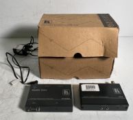 Kramer video distribution amplifier & Kramer audio video transmitter sets - full details in the desc