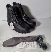 Altberg New Defender high liability men's black leather combat boots - Size 9M