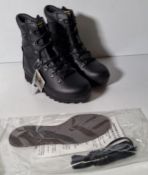 Altberg New Defender high liability men's black leather combat boots - Size 6L