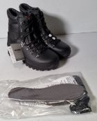 Altberg New Defender high liability women's black leather combat boots - Size 4M