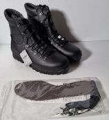 Altberg New Defender high liability men's black leather combat boots - Size 12L