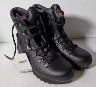 Altberg New Defender high liability women's black leather combat boots - Size 6M