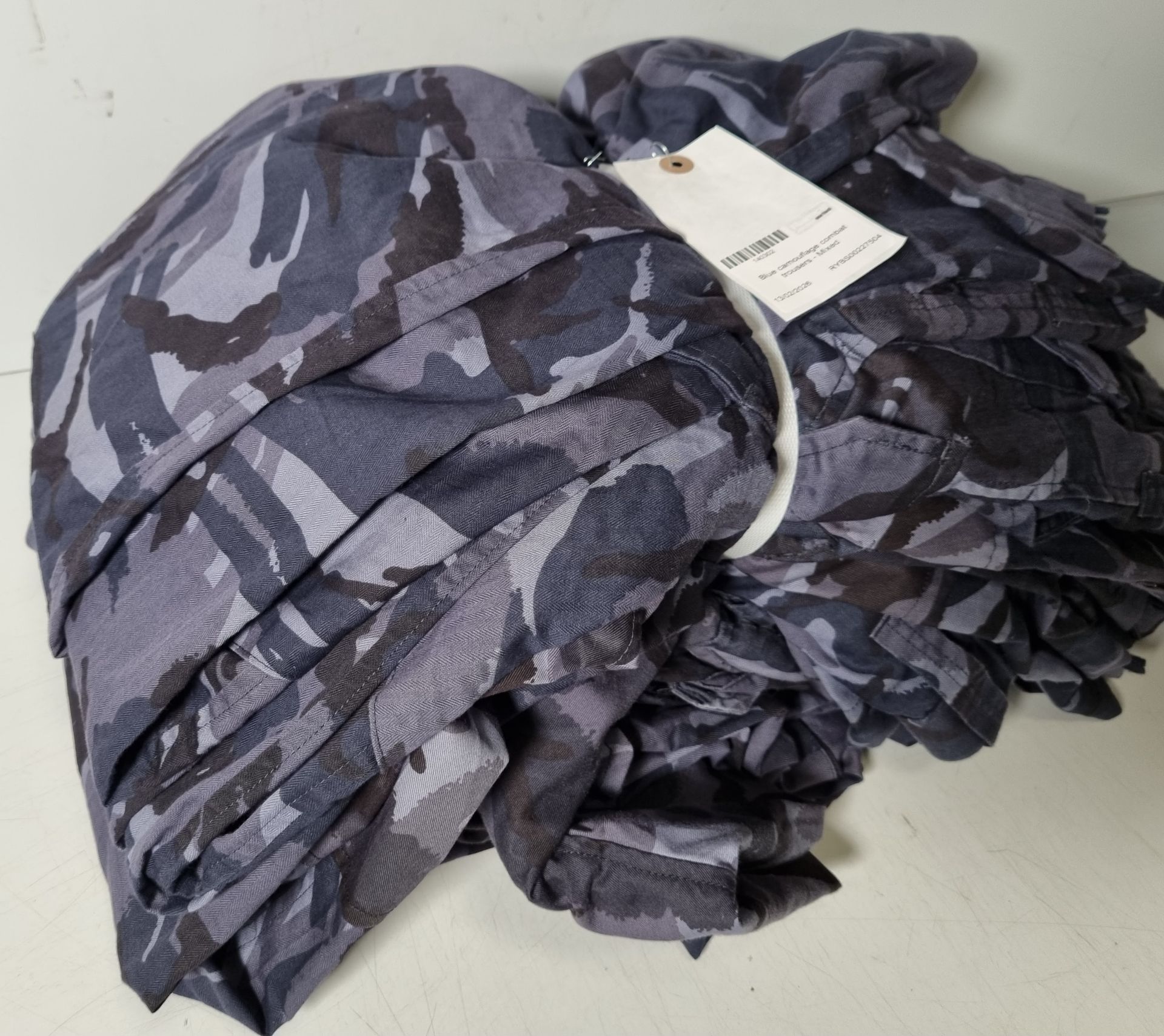 5x British forces combat trousers blue camo - mixed sizes - Image 7 of 12