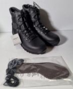 Altberg New Defender high liability mens black leather combat boots - Size 11L