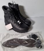 Altberg New Defender high liability men's black leather combat boots - Size 8M