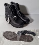 Altberg New Defender high liability men's black leather combat boots - Size 9M