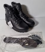 Altberg New Defender high liability men's black leather combat boots - Size 9L