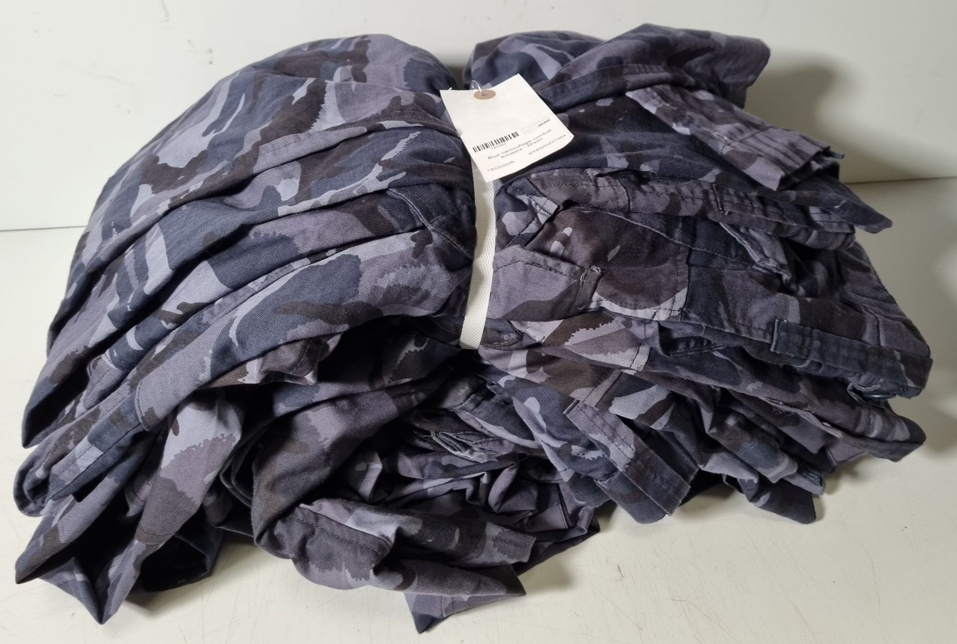5x British forces combat trousers blue camo - mixed sizes - Image 6 of 12