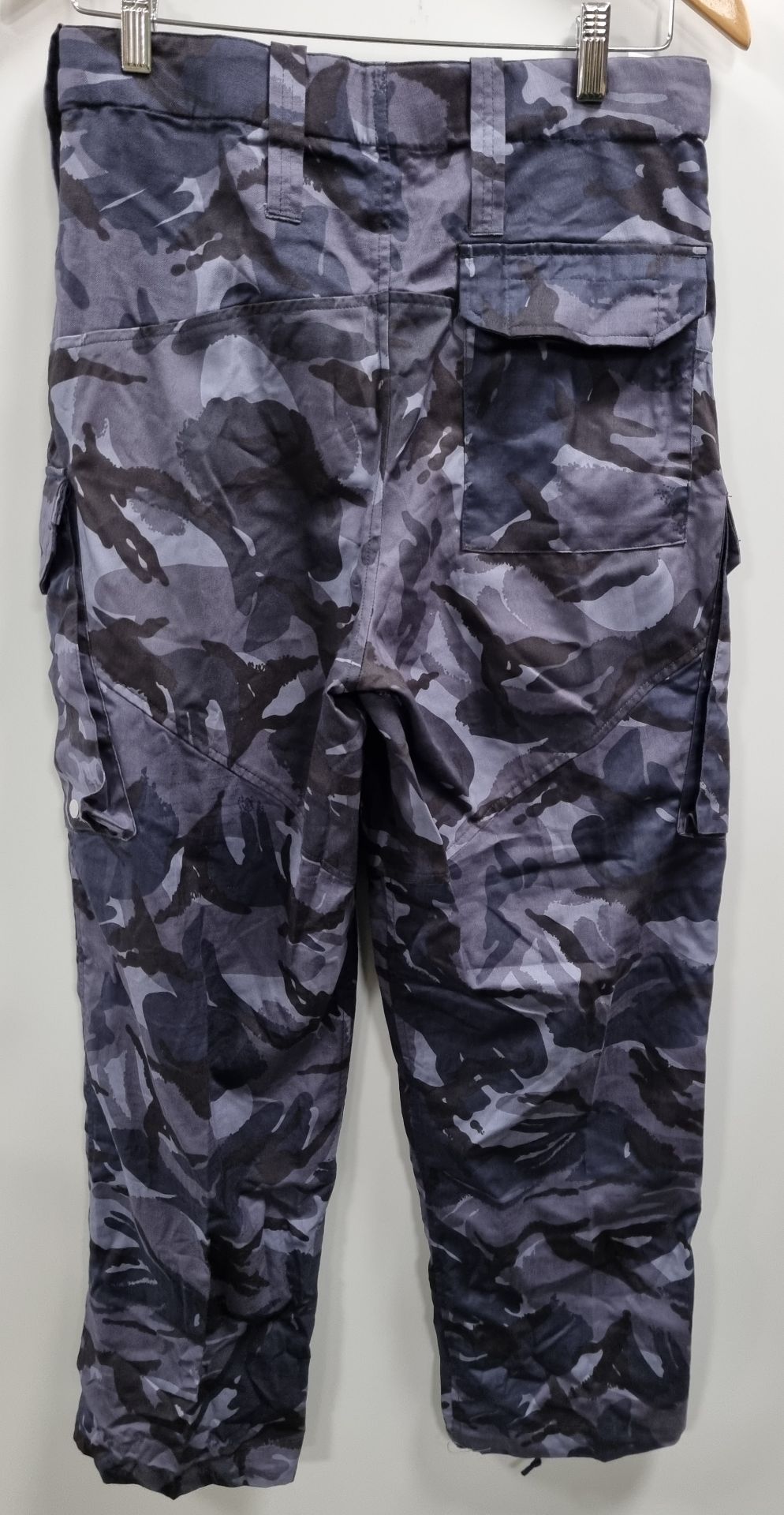 5x British forces combat trousers blue camo - mixed sizes - Image 4 of 12
