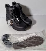 Altberg New Defender high liability women's black leather combat boots - Size 4L