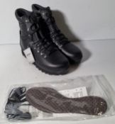 Altberg New Defender high liability men's black leather combat boots - Size 9L