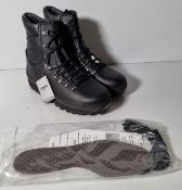 Altberg New Defender high liability men's black leather combat boots - Size 9M