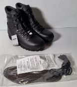 Altberg New Defender high liability men's black leather combat boots - Size 9M