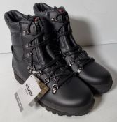 Altberg New Defender high liability women's black leather combat boots - Size 4M