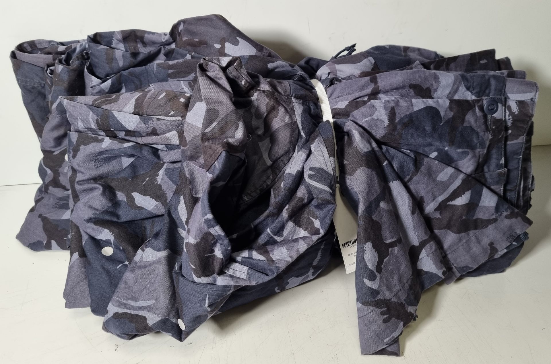 5x British forces combat trousers blue camo - mixed sizes - Image 12 of 12