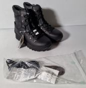 Altberg New Defender high liability women's black leather combat boots - Size 4L