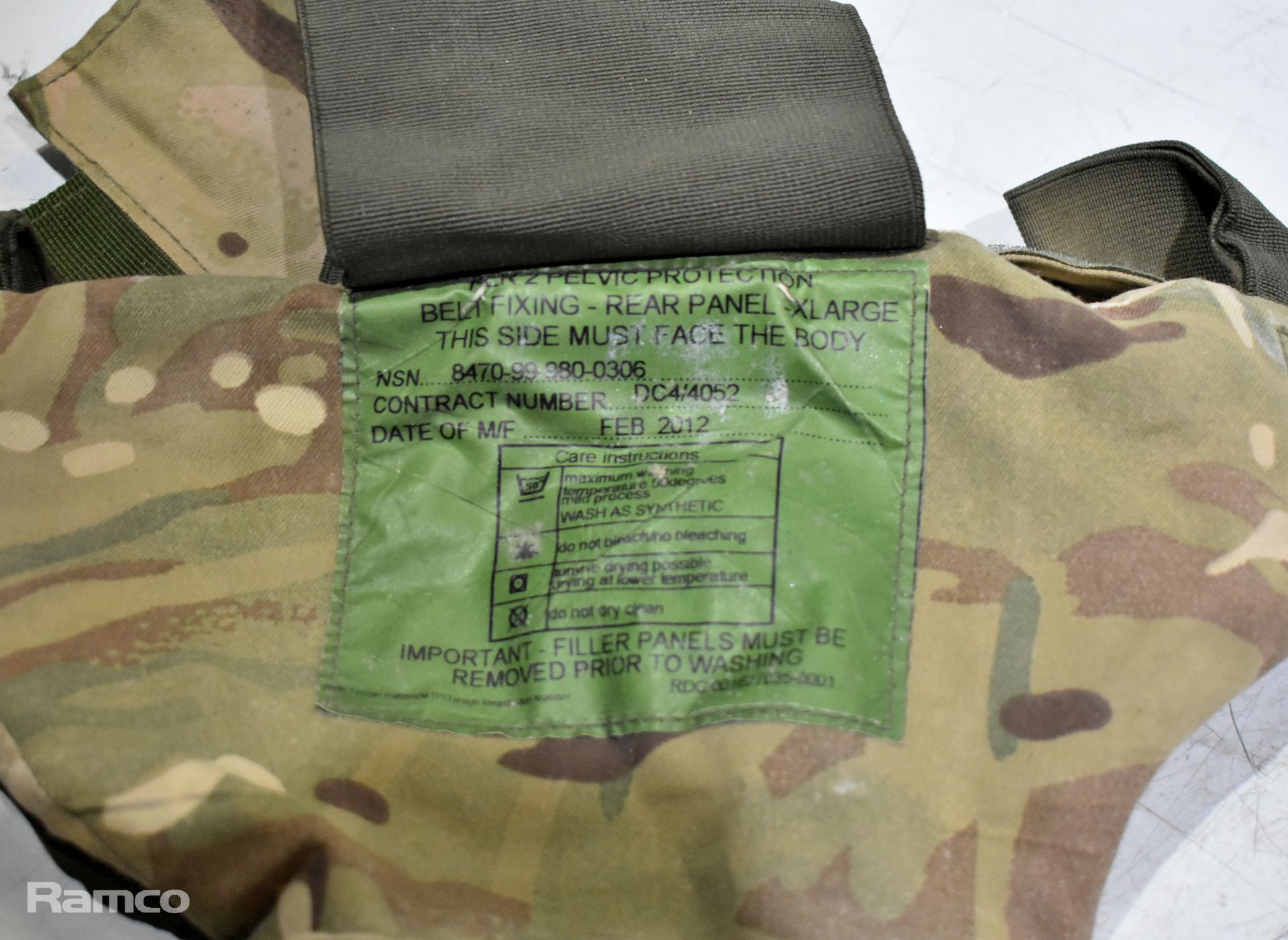 11x British Army MTP pelvic protection belts - mixed sizes - Image 4 of 7
