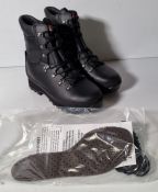 Altberg New Defender high liability women's black leather combat boots - Size 6M