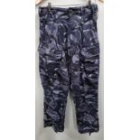 5x British forces combat trousers blue camo - mixed sizes