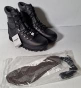 Altberg New Defender high liability men's black leather combat boots - Size 9M