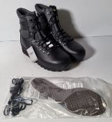 Altberg New Defender high liability men's black leather combat boots - Size 9L