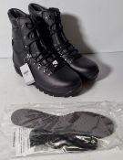 Altberg New Defender high liability men's black leather combat boots - Size 9M