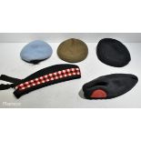 50x British Forces berets - mixed types - mixed sizes