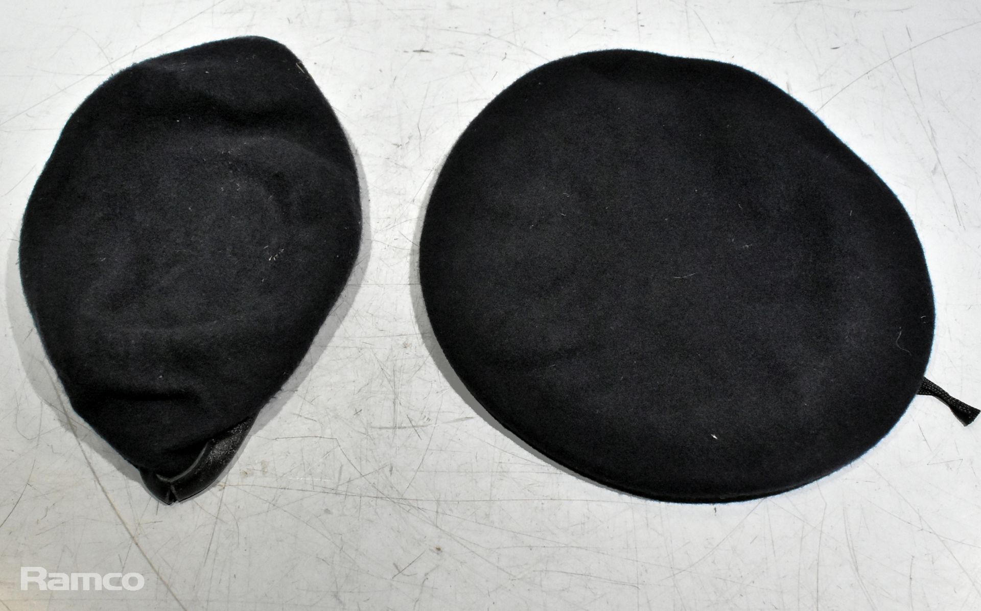 90x British Forces berets - mixed types - mixed sizes