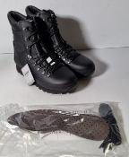 Altberg New Defender high liability womens black leather combat boots - Size 8L - fitting Lady large