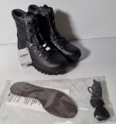 Altberg New Defender high liability men's black leather combat boots - Size 6M
