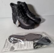 Altberg New Defender high liability men's black leather combat boots - Size 6M