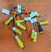 5x SES CEEFORM - 110V 32A to 16A CEEFORM Adaptors