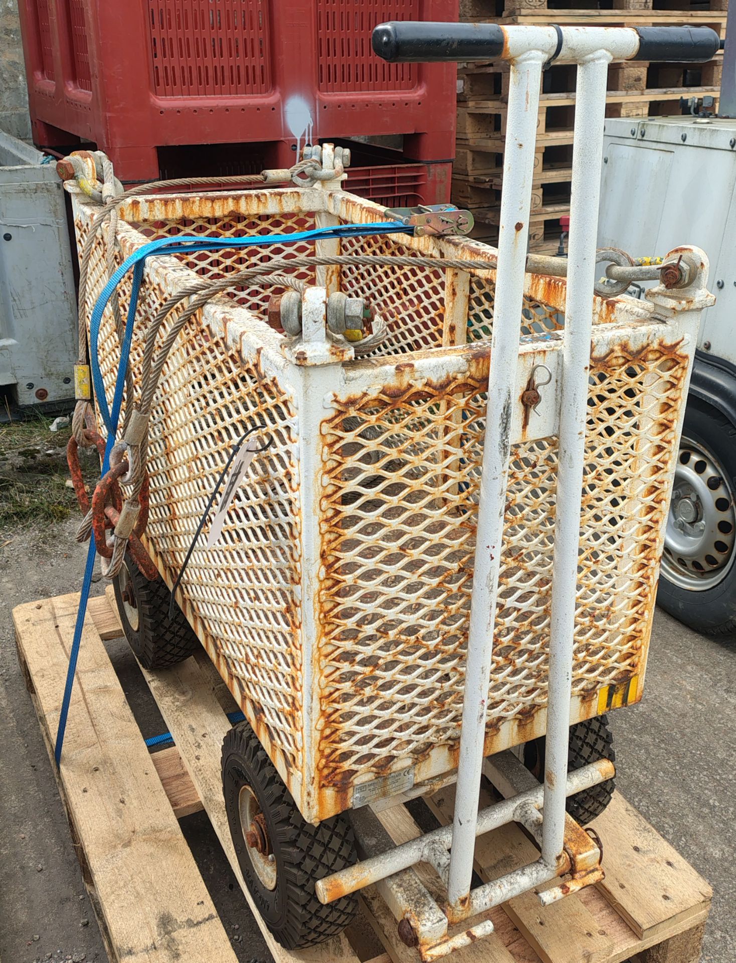 Safelift SOLFWLT1T - 1t 4 Wheel Liftable Truck 1000mm x 500mm x 860mm