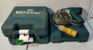 3x MAKITA HG651C - 110V Heat Guns