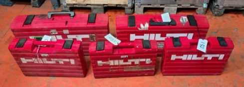 5x HILTI DX351 BT - Cartridge Guns