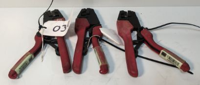3x Elpress EEB0160 - Ratchet Crimpers
